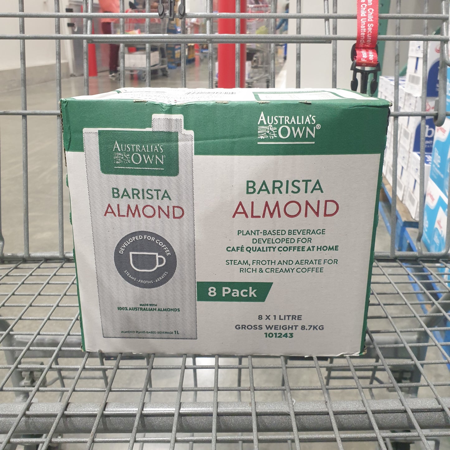 Australia's Own Barista Almond Milk - 8 x 1L