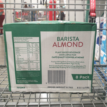 Australia's Own Barista Almond Milk - 8 x 1L