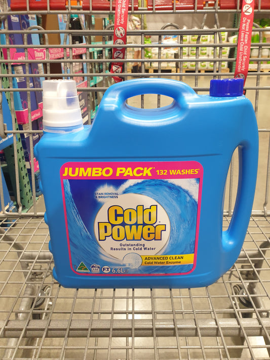 Jumbo Pack Cold Power Advanced Clean Laundry Detergent Liquid, Front