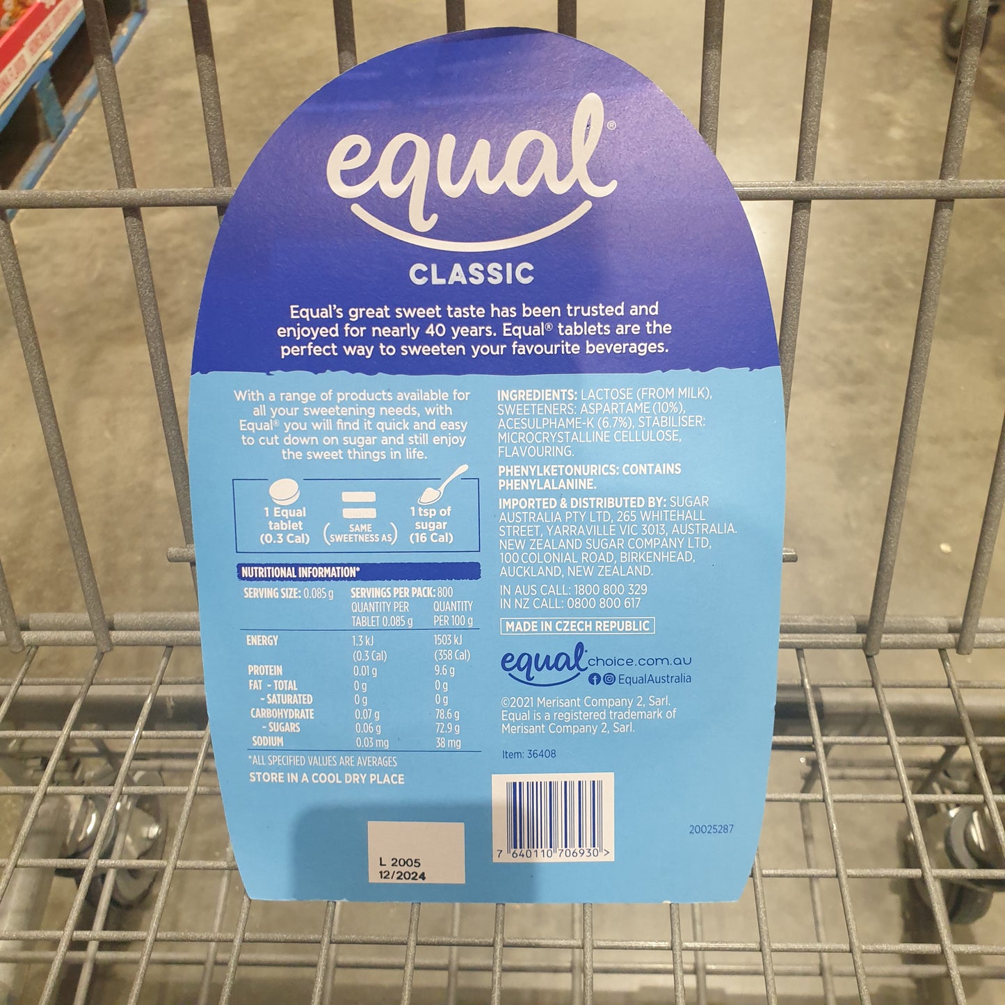 Equal Tablets, 2 x 34g