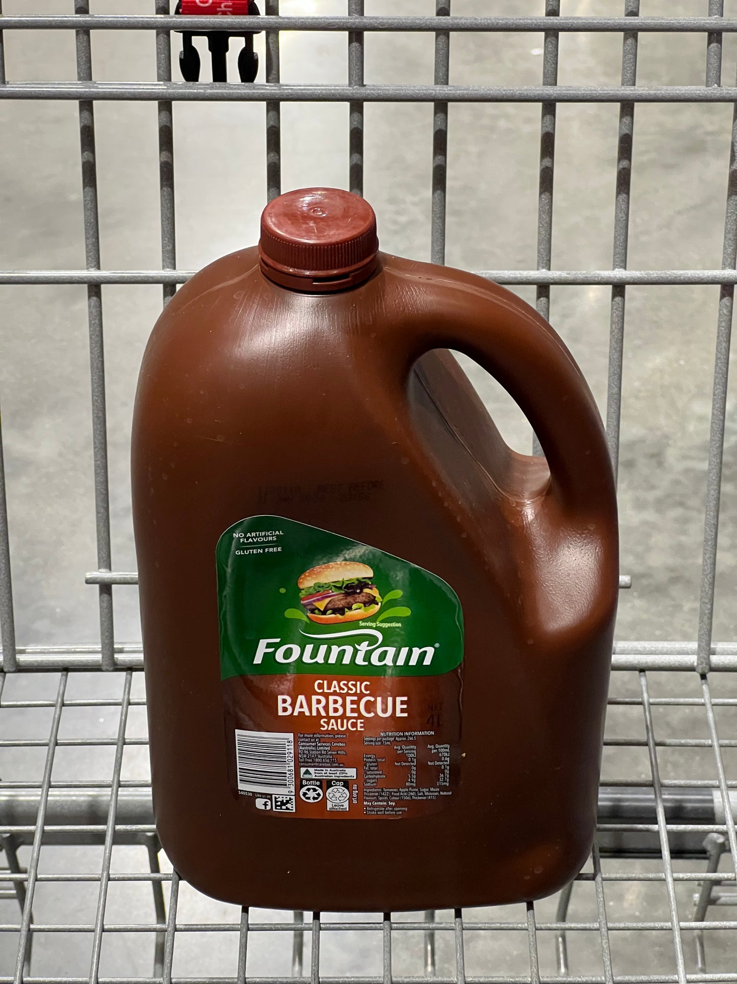 Fountain BBQ Sauce, 4L