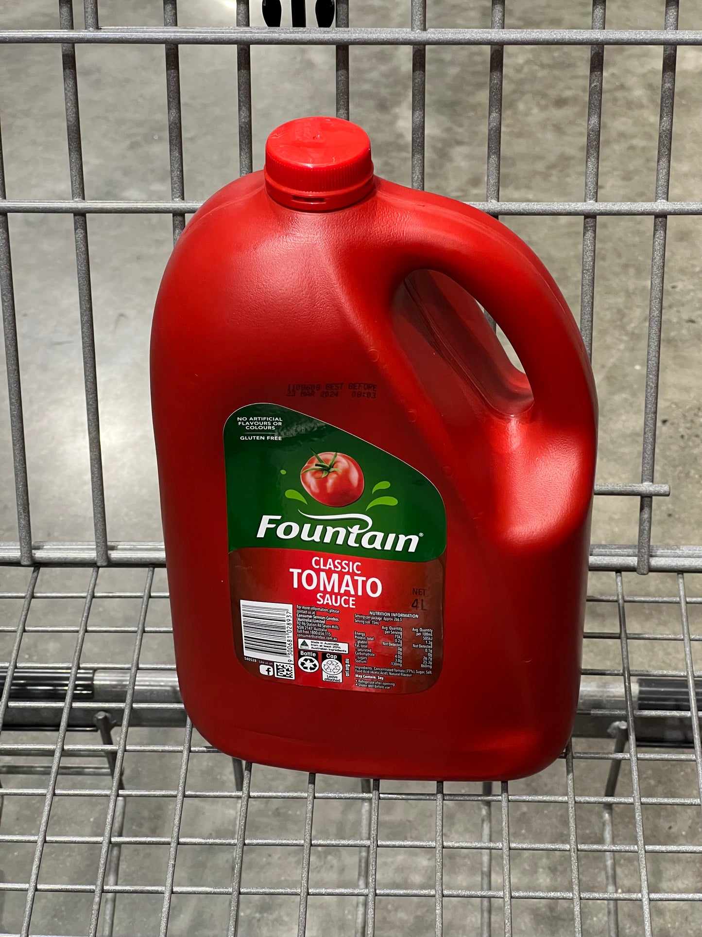 Fountain Tomato Sauce, 4L