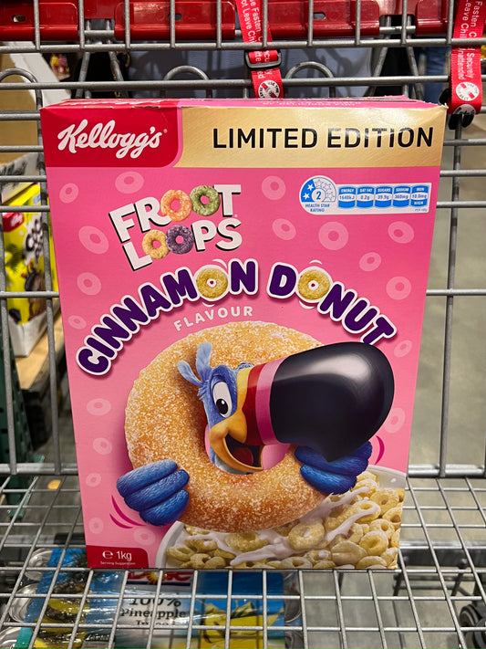 Kellogg's Froot Loop Cinnamon Donuts, 1kg