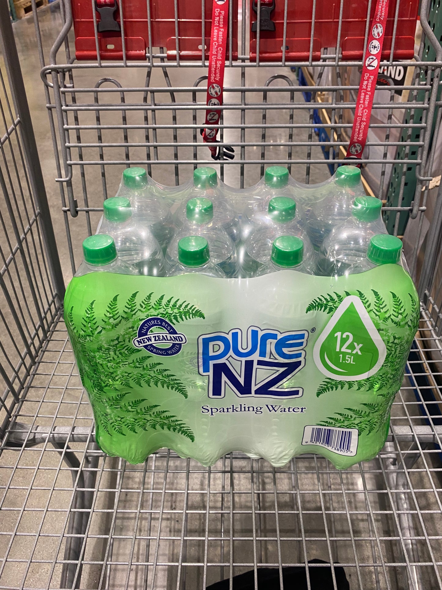 Pure NZ Sparkling Spring Water - 12 x 1.5L