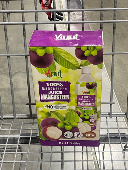 Vinut 100% Mangosteen Juice Front Box Image  Boxed Gifts Co NZ 