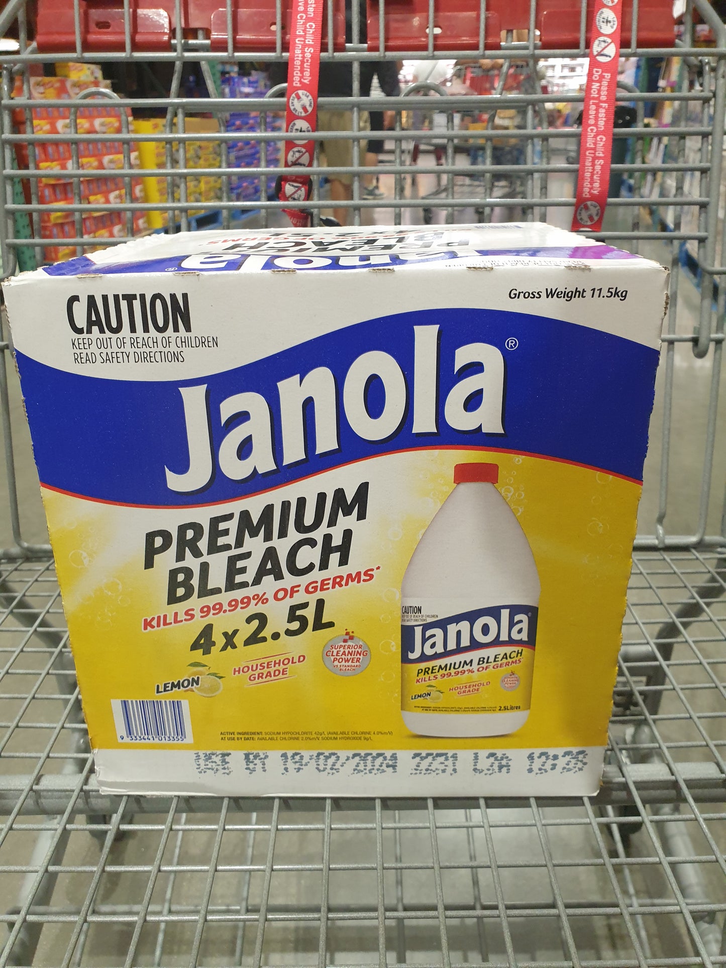 Janola Premium Bleach Lemon - 4 x 2.5L