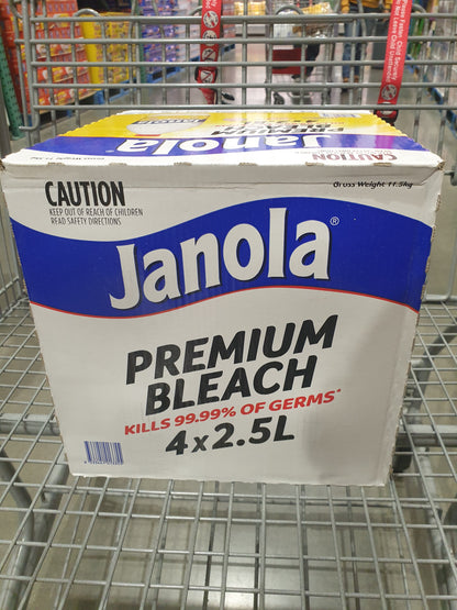 Janola Premium Bleach Lemon - 4 x 2.5L