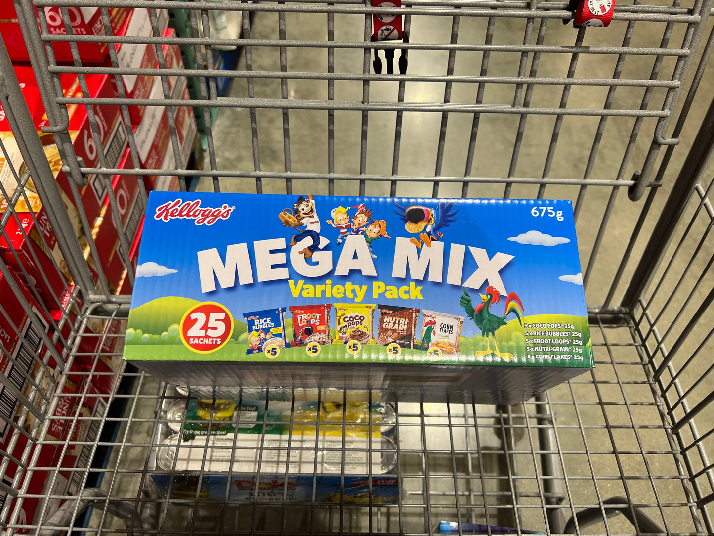 Kellogg's Mega Mix Variety, 25 sachets (675g)