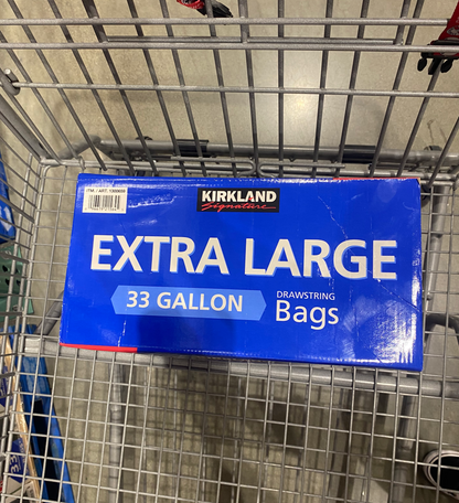 Kirkland Signature XL Drawstring Rubbish Bags - 90 Bags