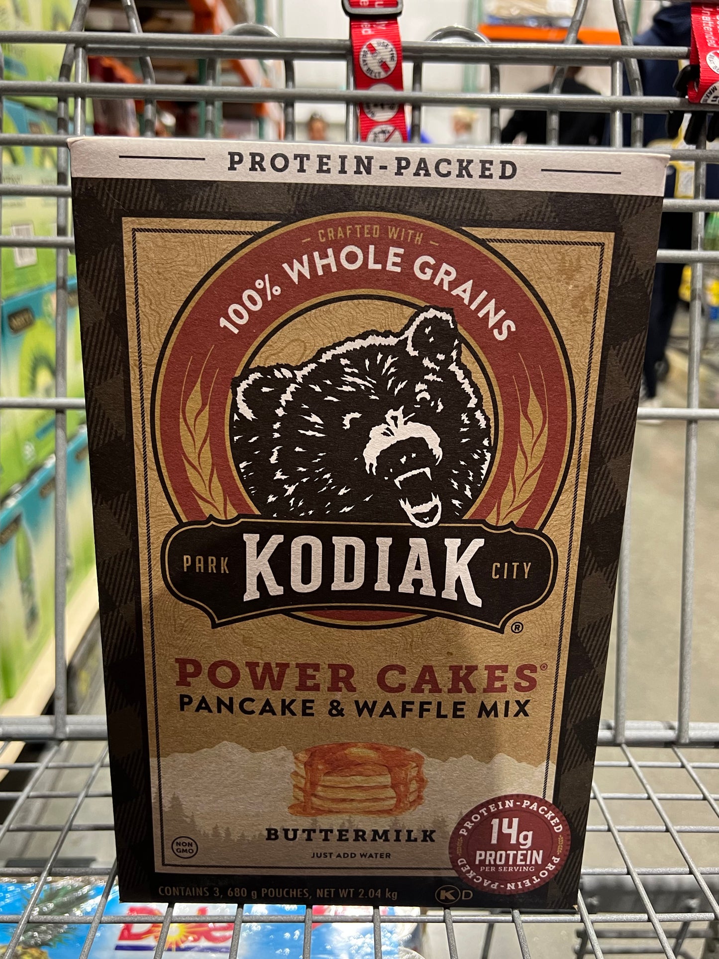 Kodiak Power Cakes Pancake & Waffle Mix, 3 x 680g