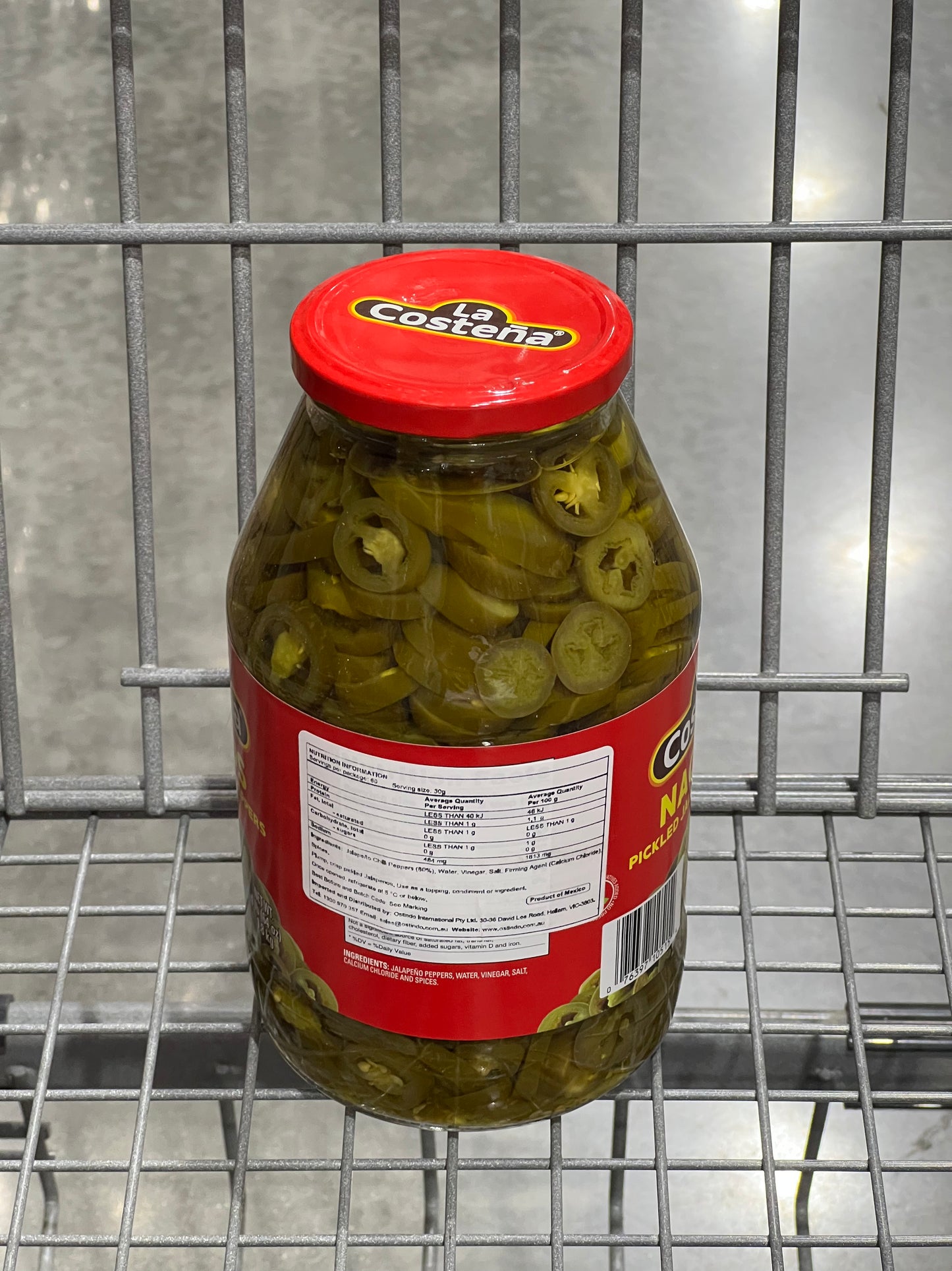 La Costena Jalapeno Peppers, 1.8kg