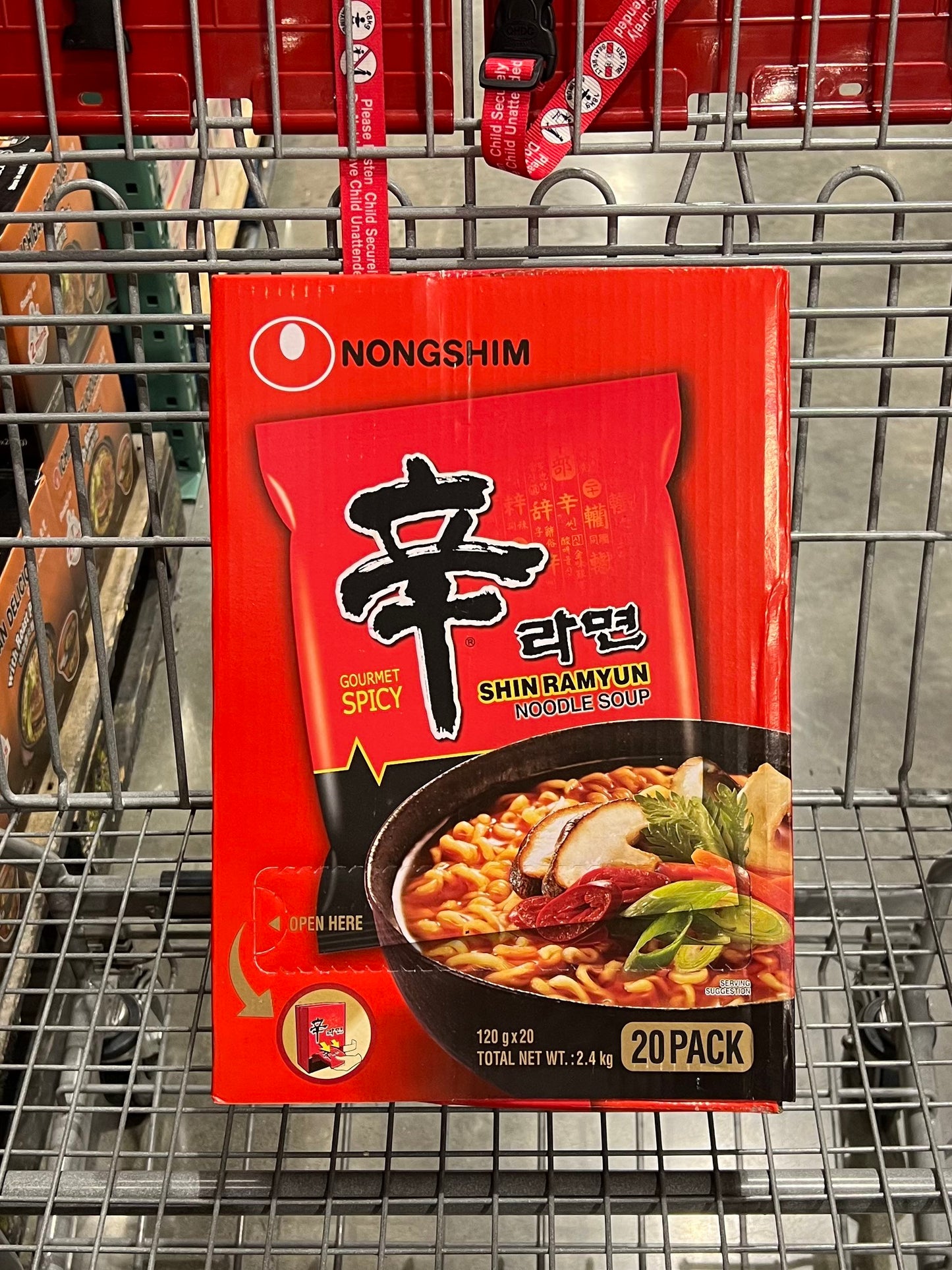 Nongshim Shin Ramyun Noodle, 20 x 120g