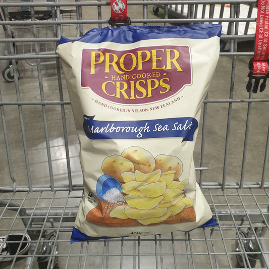 Proper Crisps Marlborough Sea Salt - 400g