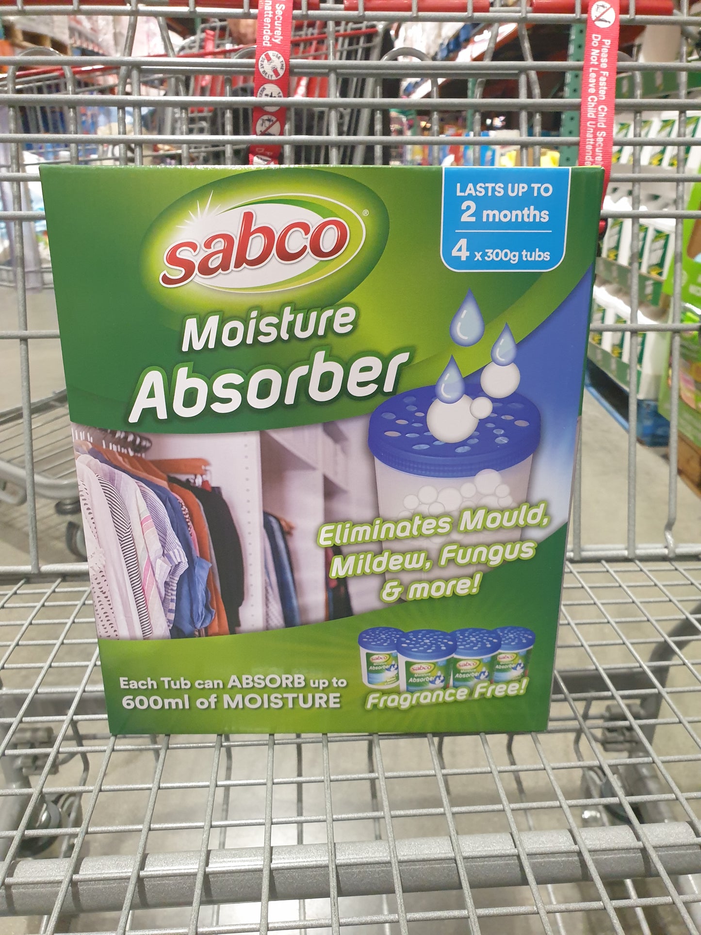 Sabco Moisture Absorber Tub - 4 x 300g