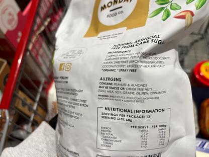 The Monday Food Co Keto Granola, 800g