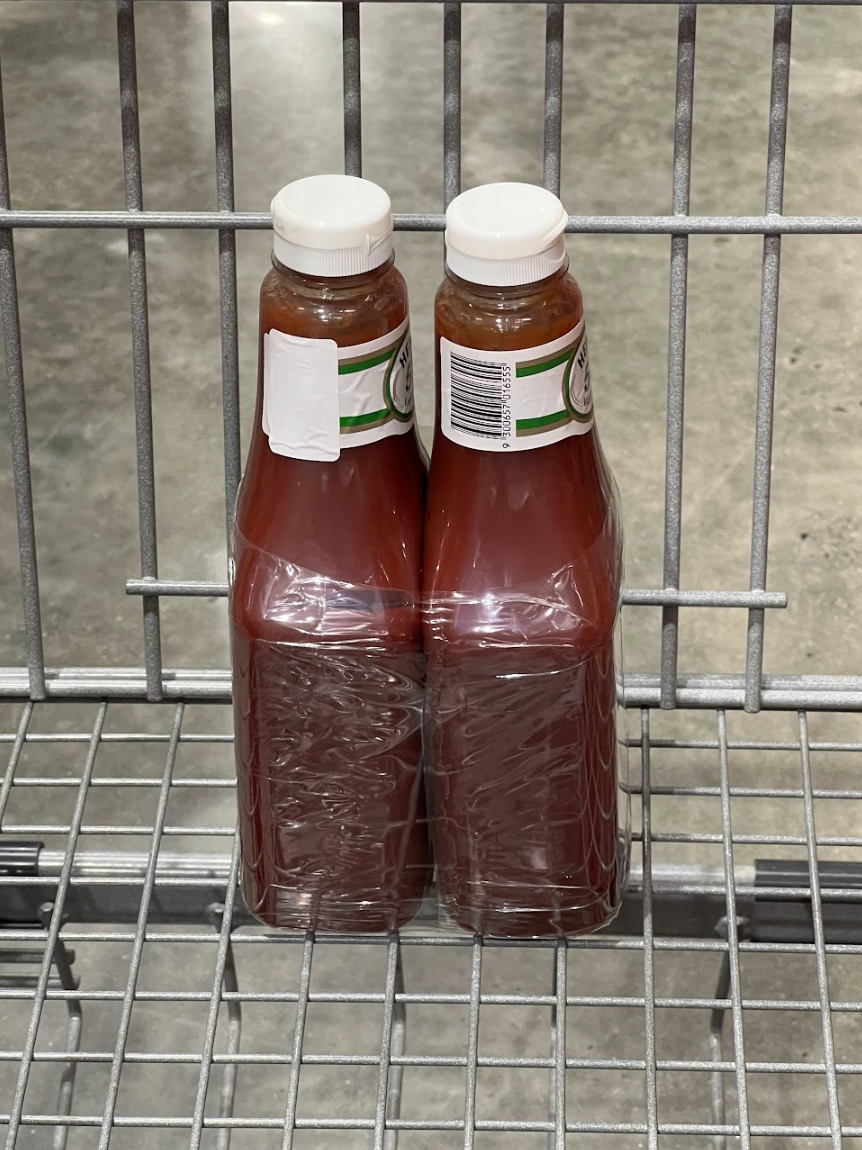 Heinz Tomato Ketchup, 2 x 1L