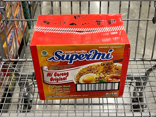 Supermi Mi Goreng Original Instant Noodles, 30 x 80g